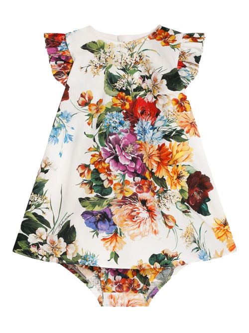 Abito neonata floreale Dolce & Gabbana Kids | L23DW2HS5TWHA5PC